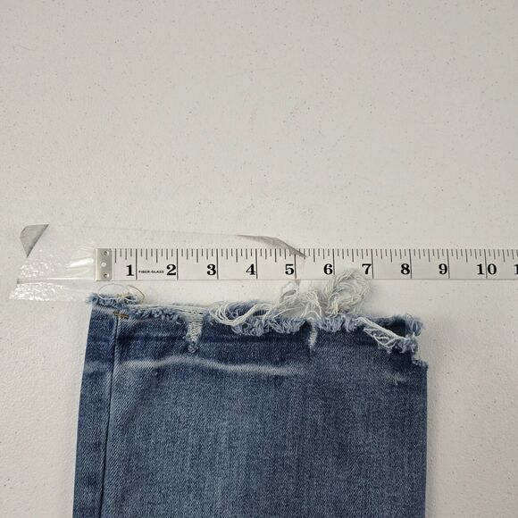 Risen RDP5713‎ High Rise Ankle Flare Jeans blue denim 11/30 womens 4880 - Picture 8 of 13